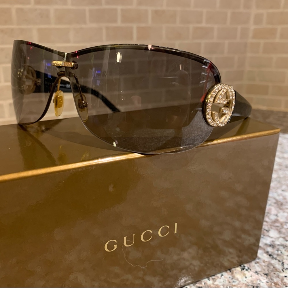 Women’s GUCCI GG 4224/S Sunglasses Crystal Logo